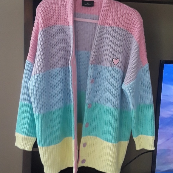 lazy oaf cardigan
